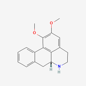 molecular formula C18H19NO2 B1157965 N-Nornuciferine CAS No. 4846-19-9