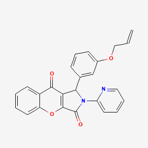 1-[3-(Prop-2-en-1-yloxy)phenyl]-2-(pyridin-2-yl)-1,2-dihydrochromeno[2,3-c]pyrrole-3,9-dione