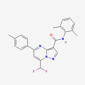 7-(difluoromethyl)-N-(2,6-dimethylphenyl)-5-(4-methylphenyl)pyrazolo[1,5-a]pyrimidine-3-carboxamide