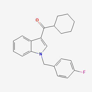 cyclohexyl[1-(4-fluorobenzyl)-1H-indol-3-yl]methanone