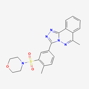 6-Methyl-3-[4-methyl-3-(morpholin-4-ylsulfonyl)phenyl][1,2,4]triazolo[3,4-a]phthalazine