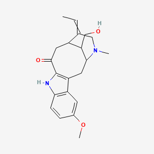 molecular formula C21H26N2O3 B1158000 Pelirine CAS No. 30435-26-8