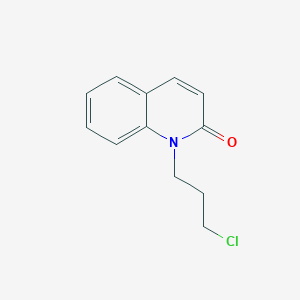 molecular formula C12H12ClNO B115803 1-(3-chloropropyl)quinolin-2(1H)-one CAS No. 153877-06-6