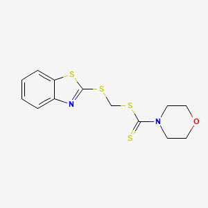 (1,3-Benzothiazol-2-ylsulfanyl)methyl morpholine-4-carbodithioate