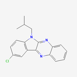 9-chloro-6-isobutyl-6H-indolo[2,3-b]quinoxaline