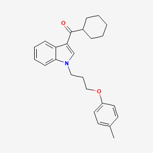 cyclohexyl{1-[3-(4-methylphenoxy)propyl]-1H-indol-3-yl}methanone