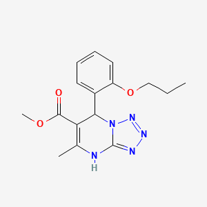 Methyl 5-methyl-7-(2-propoxyphenyl)-4,7-dihydrotetrazolo[1,5-a]pyrimidine-6-carboxylate