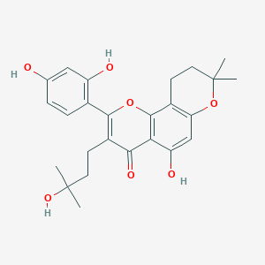 molecular formula C25H28O7 B1158073 8-异毛贝林水合物 CAS No. 1432063-35-8