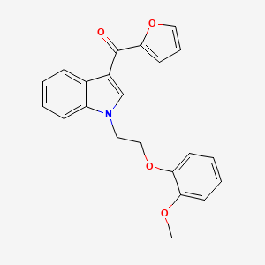 Furan-2-yl-{1-[2-(2-methoxy-phenoxy)-ethyl]-1H-indol-3-yl}-methanone