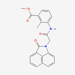 methyl 2-methyl-3-{[(2-oxobenzo[cd]indol-1(2H)-yl)acetyl]amino}benzoate