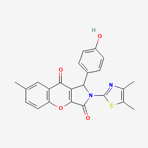 2-(4,5-Dimethyl-1,3-thiazol-2-yl)-1-(4-hydroxyphenyl)-7-methyl-1,2-dihydrochromeno[2,3-c]pyrrole-3,9-dione