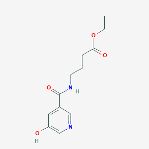 Ethyl 4-{[(5-hydroxypyridin-3-yl)carbonyl]amino}butanoate