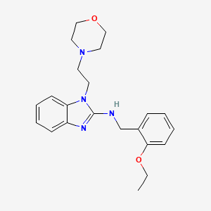 N-(2-ethoxybenzyl)-1-[2-(morpholin-4-yl)ethyl]-1H-benzimidazol-2-amine