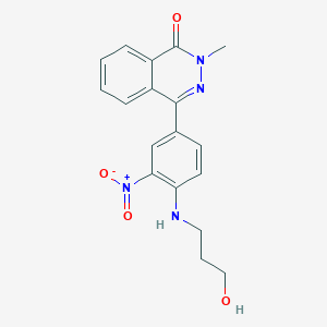 4-[4-(3-Hydroxypropylamino)-3-nitrophenyl]-2-methylphthalazin-1-one