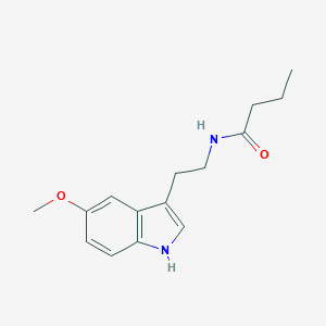 molecular formula C15H20N2O2 B115816 N-Butanoyl-5-methoxytryptamine CAS No. 153342-21-3