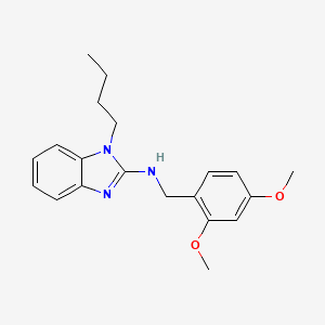 molecular formula C20H25N3O2 B11581944 1-butyl-N-(2,4-dimethoxybenzyl)-1H-benzimidazol-2-amine 