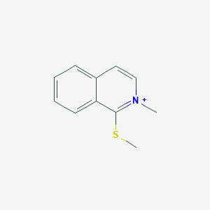 molecular formula C11H12NS+ B11582185 2-Methyl-1-(methylthio)isoquinolinium CAS No. 716314-15-7