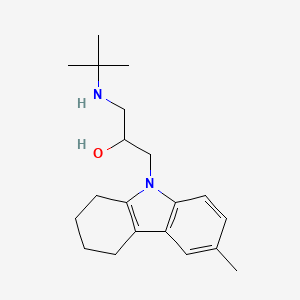 1-(tert-butylamino)-3-(6-methyl-1,2,3,4-tetrahydro-9H-carbazol-9-yl)propan-2-ol