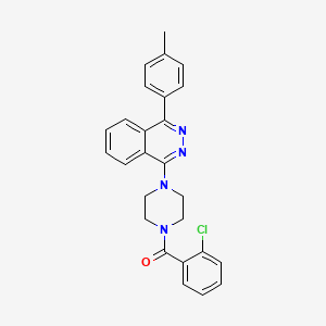 1-[4-(2-Chlorobenzoyl)piperazin-1-yl]-4-(4-methylphenyl)phthalazine