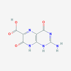molecular formula C7H5N5O4 B115823 2-Amino-4,7-dioxo-1,8-dihydropteridine-6-carboxylic acid CAS No. 3254-85-1