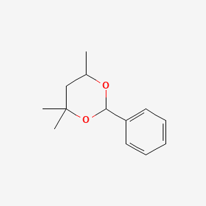 molecular formula C13H18O2 B11582367 4,4,6-Trimethyl-2-phenyl-1,3-dioxane CAS No. 2568-06-1