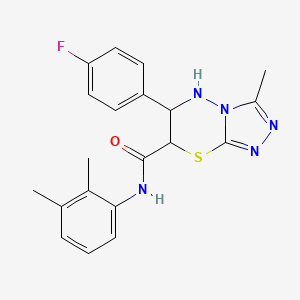 N-(2,3-dimethylphenyl)-6-(4-fluorophenyl)-3-methyl-6,7-dihydro-5H-[1,2,4]triazolo[3,4-b][1,3,4]thiadiazine-7-carboxamide