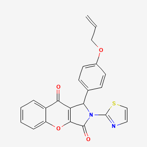 1-[4-(Prop-2-en-1-yloxy)phenyl]-2-(1,3-thiazol-2-yl)-1,2-dihydrochromeno[2,3-c]pyrrole-3,9-dione