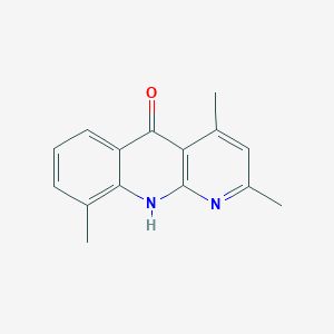 2,4,9-Trimethylbenzo(B)(1,8)naphthyridin-5(10H)-one