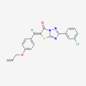 (5Z)-5-[4-(allyloxy)benzylidene]-2-(3-chlorophenyl)[1,3]thiazolo[3,2-b][1,2,4]triazol-6(5H)-one