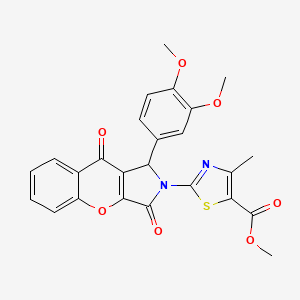 methyl 2-[1-(3,4-dimethoxyphenyl)-3,9-dioxo-3,9-dihydrochromeno[2,3-c]pyrrol-2(1H)-yl]-4-methyl-1,3-thiazole-5-carboxylate