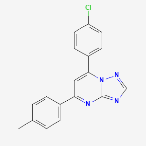 7-(4-Chlorophenyl)-5-(4-methylphenyl)-[1,2,4]triazolo[1,5-a]pyrimidine