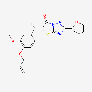 (5Z)-2-(furan-2-yl)-5-[3-methoxy-4-(prop-2-en-1-yloxy)benzylidene][1,3]thiazolo[3,2-b][1,2,4]triazol-6(5H)-one