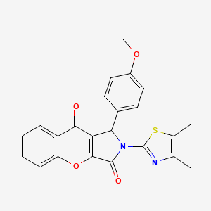 2-(4,5-Dimethyl-1,3-thiazol-2-yl)-1-(4-methoxyphenyl)-1,2-dihydrochromeno[2,3-c]pyrrole-3,9-dione