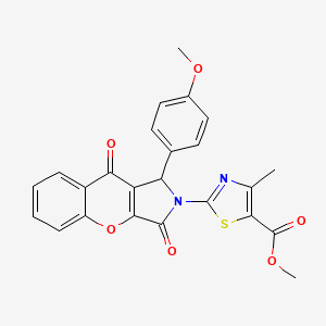 methyl 2-[1-(4-methoxyphenyl)-3,9-dioxo-3,9-dihydrochromeno[2,3-c]pyrrol-2(1H)-yl]-4-methyl-1,3-thiazole-5-carboxylate