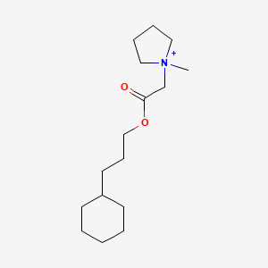 1-[2-(3-Cyclohexylpropoxy)-2-oxoethyl]-1-methylpyrrolidinium