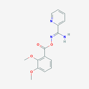 N'-[(2,3-dimethoxybenzoyl)oxy]pyridine-2-carboximidamide