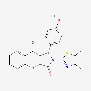 2-(4,5-Dimethyl-1,3-thiazol-2-yl)-1-(4-hydroxyphenyl)-1,2-dihydrochromeno[2,3-c]pyrrole-3,9-dione