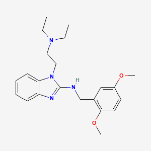 1-[2-(diethylamino)ethyl]-N-(2,5-dimethoxybenzyl)-1H-benzimidazol-2-amine