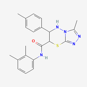 N-(2,3-dimethylphenyl)-3-methyl-6-(4-methylphenyl)-6,7-dihydro-5H-[1,2,4]triazolo[3,4-b][1,3,4]thiadiazine-7-carboxamide