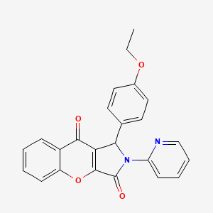 1-(4-Ethoxyphenyl)-2-(pyridin-2-yl)-1,2-dihydrochromeno[2,3-c]pyrrole-3,9-dione