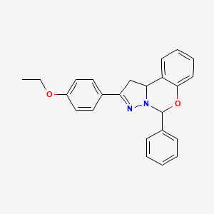 2-(4-Ethoxyphenyl)-5-phenyl-1,10b-dihydropyrazolo[1,5-c][1,3]benzoxazine