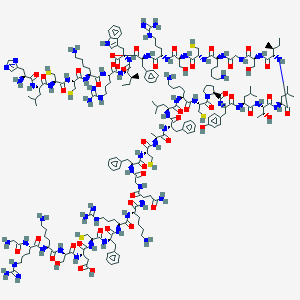 molecular formula C205H322N60O48S6 B115837 Chp2 peptide CAS No. 156409-45-9