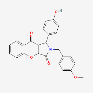 1-(4-Hydroxyphenyl)-2-(4-methoxybenzyl)-1,2-dihydrochromeno[2,3-c]pyrrole-3,9-dione