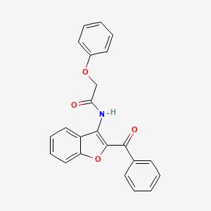 N-(2-benzoyl-1-benzofuran-3-yl)-2-phenoxyacetamide