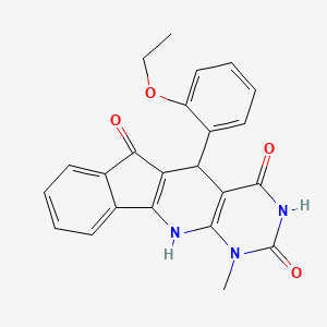 2-(2-ethoxyphenyl)-7-methyl-5,7,9-triazatetracyclo[8.7.0.03,8.011,16]heptadeca-1(10),3(8),11,13,15-pentaene-4,6,17-trione