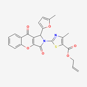 prop-2-en-1-yl 4-methyl-2-[1-(5-methylfuran-2-yl)-3,9-dioxo-3,9-dihydrochromeno[2,3-c]pyrrol-2(1H)-yl]-1,3-thiazole-5-carboxylate