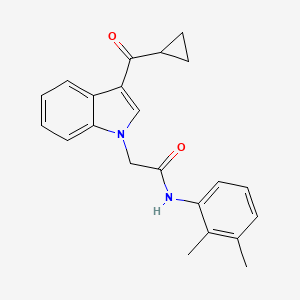 2-(3-Cyclopropanecarbonyl-indol-1-yl)-N-(2,3-dimethyl-phenyl)-acetamide