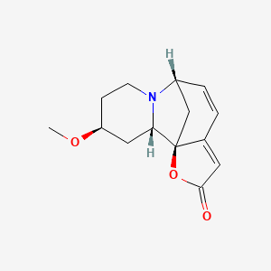 molecular formula C14H17NO3 B1158410 Securitinine CAS No. 13861-71-7