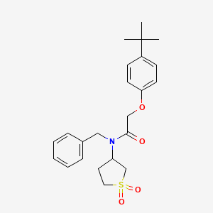 N-benzyl-2-(4-tert-butylphenoxy)-N-(1,1-dioxidotetrahydrothiophen-3-yl)acetamide