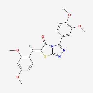 (6Z)-6-(2,4-dimethoxybenzylidene)-3-(3,4-dimethoxyphenyl)[1,3]thiazolo[2,3-c][1,2,4]triazol-5(6H)-one